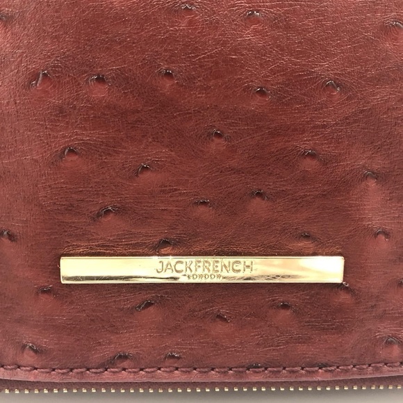 JACK FRENCH LONDON Leather Pebbled crossbody, suede-like lining - Picture 3 of 14